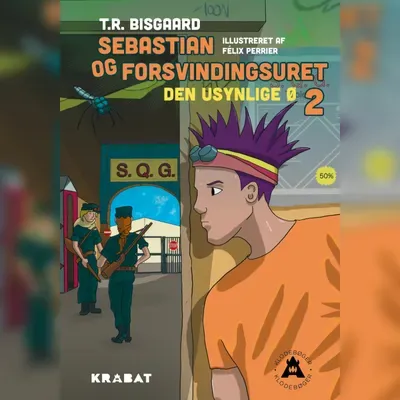 Omslag til Sebastian og forsvindingsuret 2: Den usynlige ø