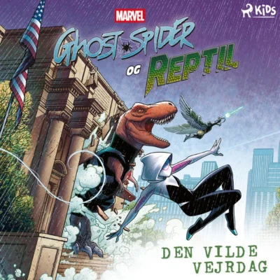 Omslag til Marvel Ghost-Spider og Reptil – Den vilde vejrdag
